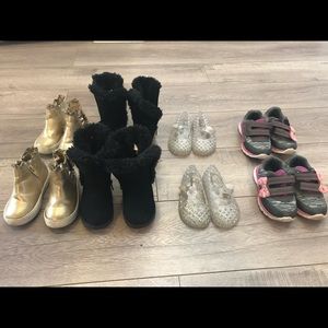 Twin Toddler Girl Shoes size 6 & 7